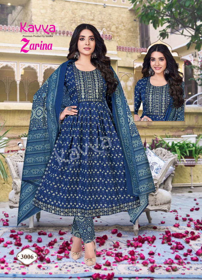 Zarina Vol 3 By Kavya Naira Cut Cotton Kurti With Bottom Dupatta Wholesale Market In Surat
